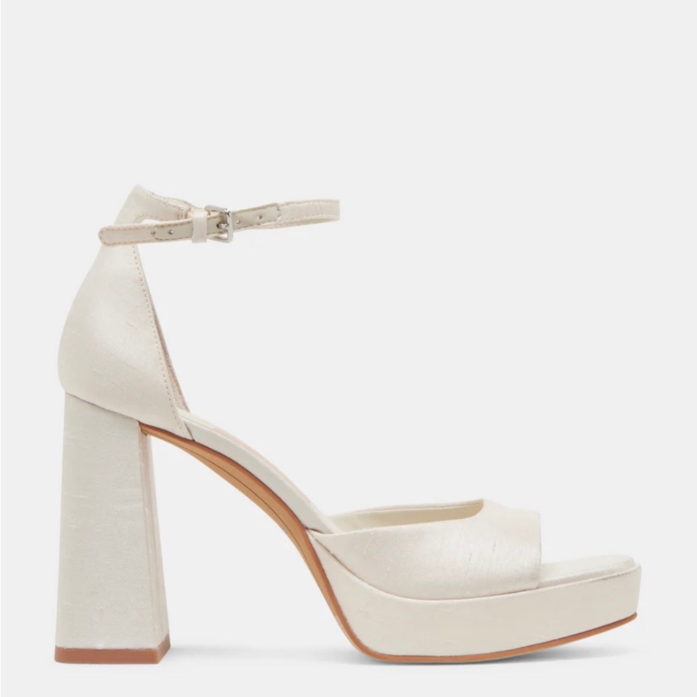 Dolce Vita Cream Block Heel Sandals